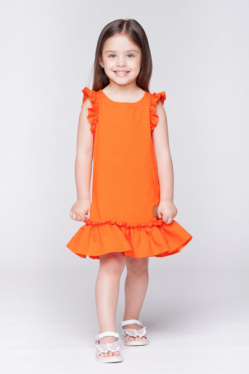Pretty-letné šaty oranžové