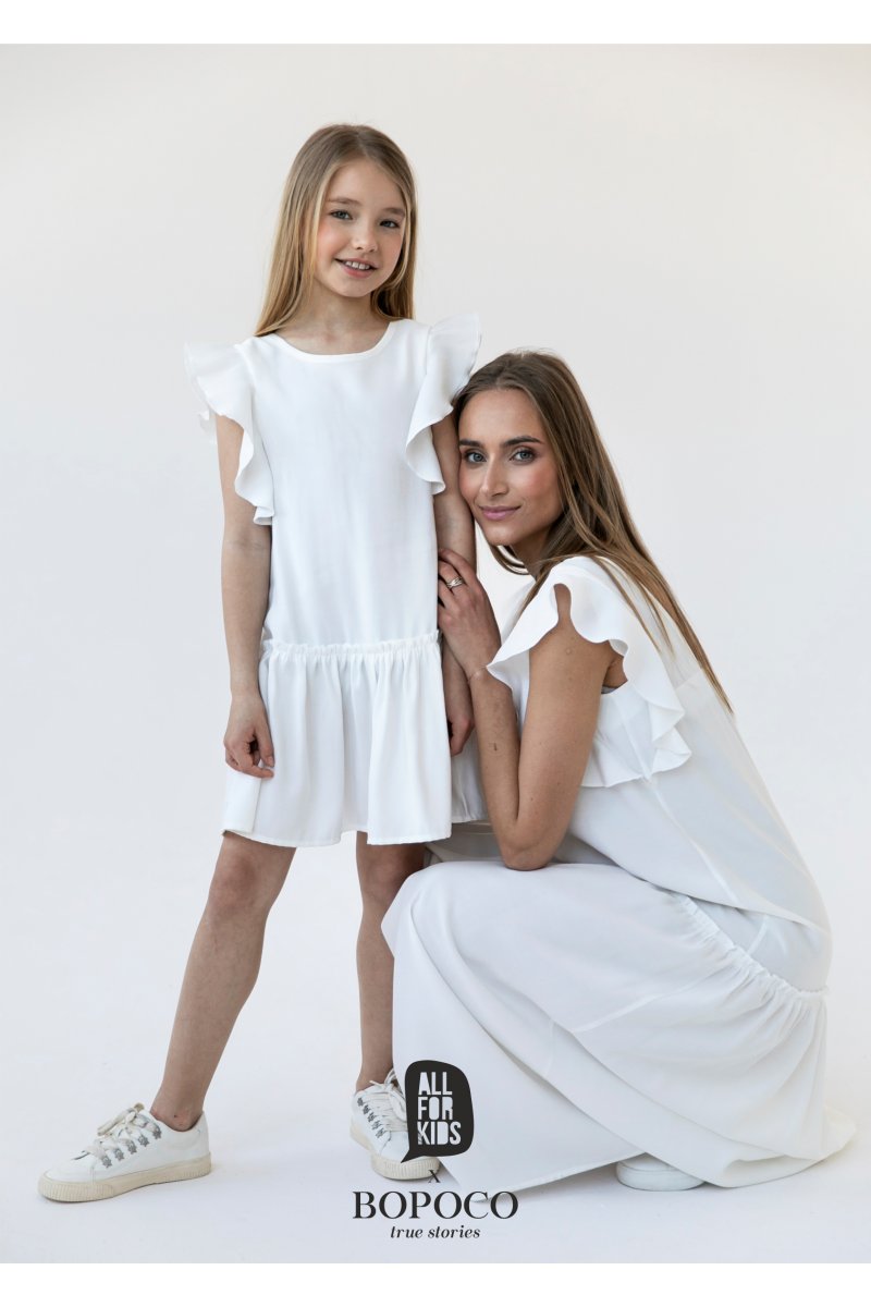 Summer šaty biele